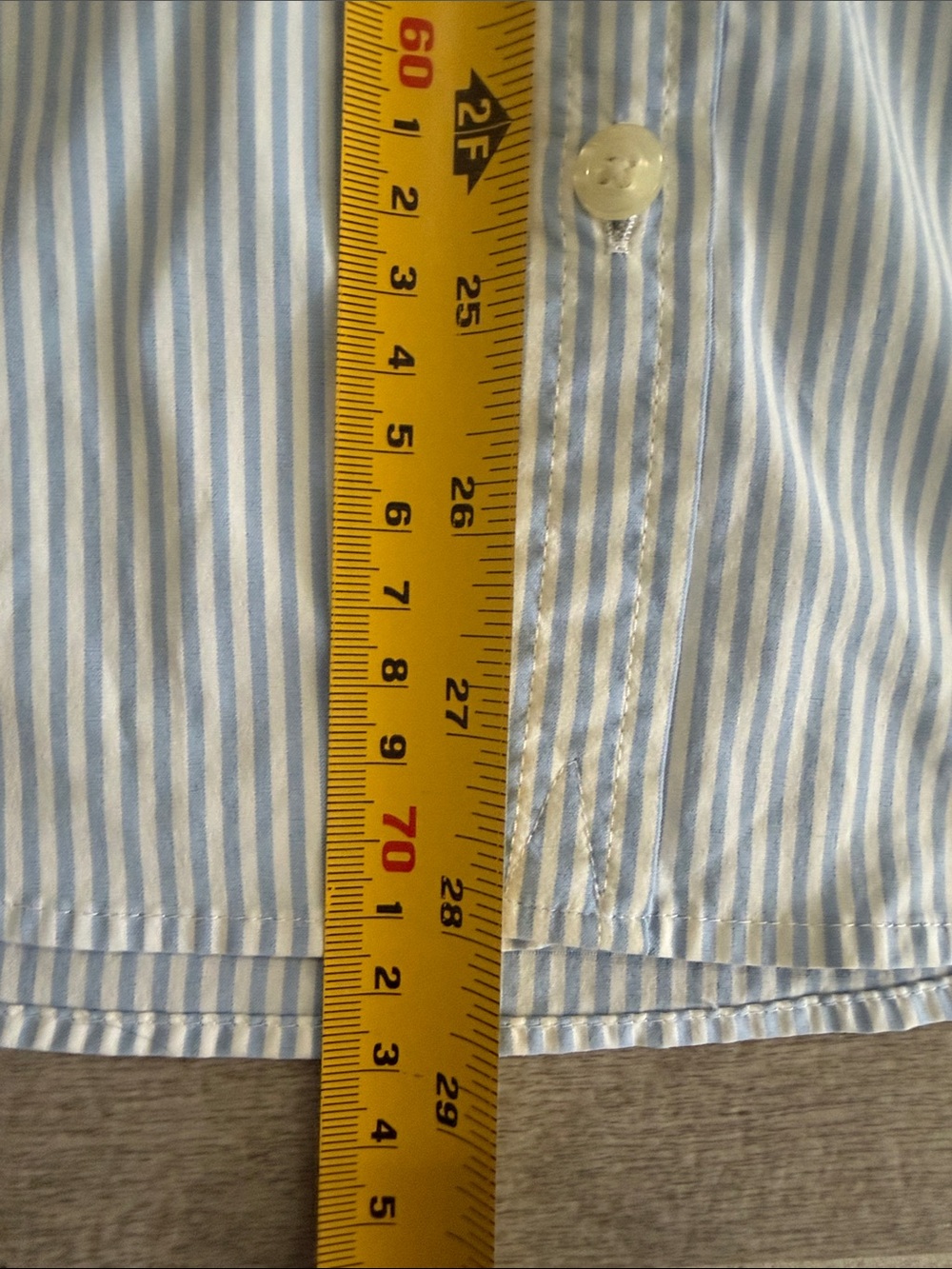 Vineyard Vines Boys Large Blue Stripe Button-Down Shirt - Picture 9 of 9
